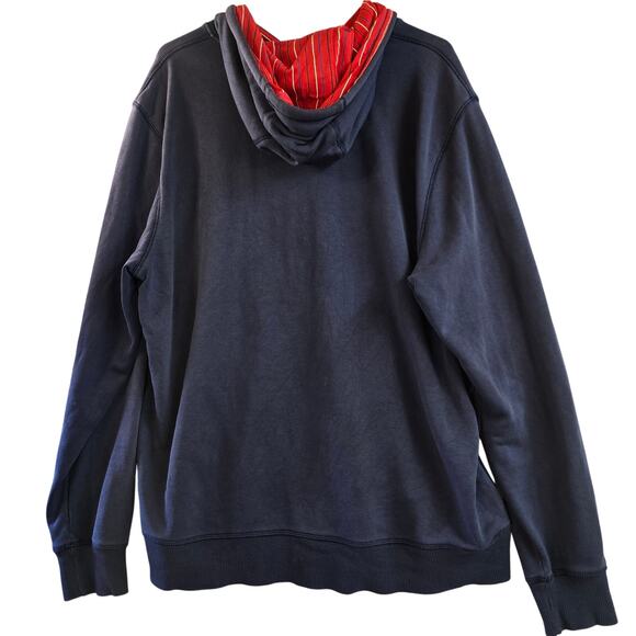 Puma Sport Lifestyle Dry Cell Hoodie Navy Blue/Red Size XL - Picture 2 of 8